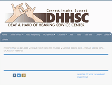 Tablet Screenshot of dhhsc.org